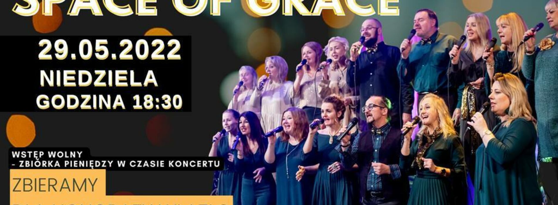 Głogowski Chór Gospel Space of Grace zaprasza na koncert charytatywny